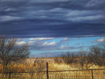 Scenic view of dramatic sky