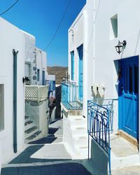 Alley amidst buildings in town