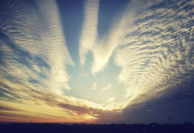 Scenic view of sky at sunset