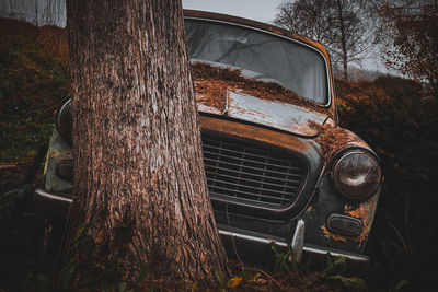 Rusted car