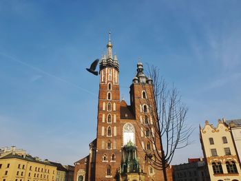 Low angle view of buildings against sky