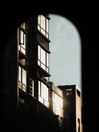 Low angle view of building against sky