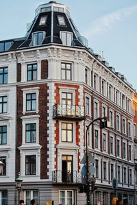 Low angle view of building against sky