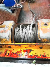 Close-up of weathered wall