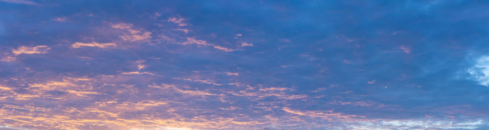 Low angle view of clouds in sky