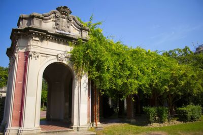 Low angle view of built structure