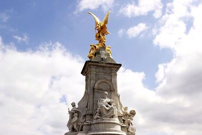 Low angle view of statue