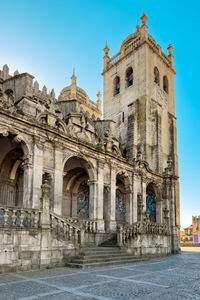 Low angle view of historical building