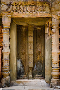 Entrance of historic building
