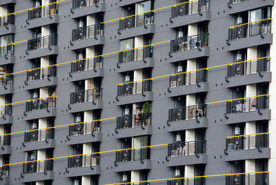 Full frame shot of residential building