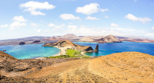 Panoramic view of beach against sky