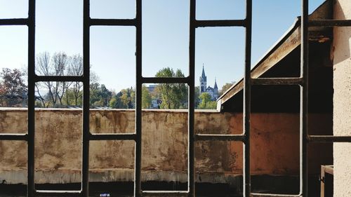 Built structure with windows