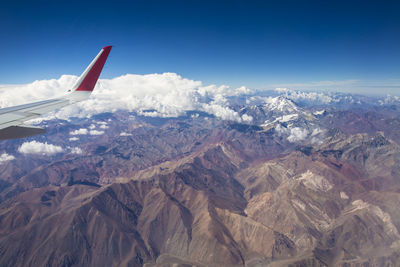 Aerial view of landscape against sky