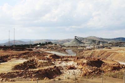 Panoramic view of landscape against sky