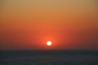 Sunset over sea