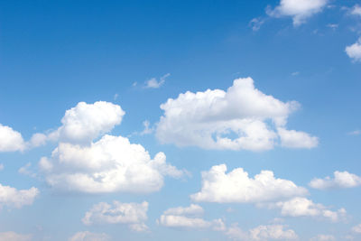 Low angle view of clouds in sky