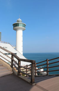 Lighthouse at seaside