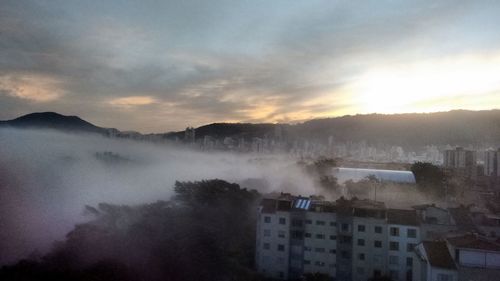 Scenic view of cityscape against sky