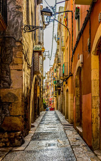 Tarragona old town away from the castllers