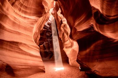 Rock formations in cave