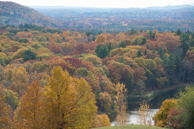 Scenic view of mountains