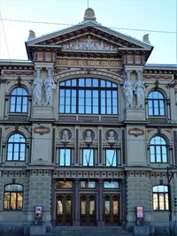 Low angle view of historical building