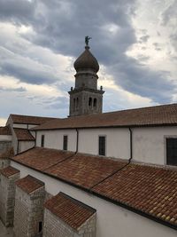 Low angle view of building against sky