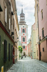 Street amidst buildings in city