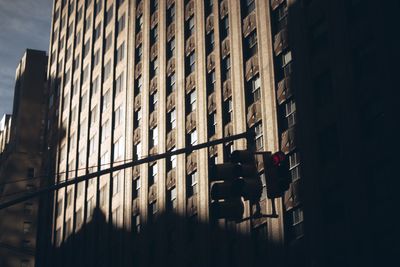 Low angle view of buildings in city