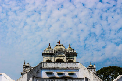 Low angle view of building against sky