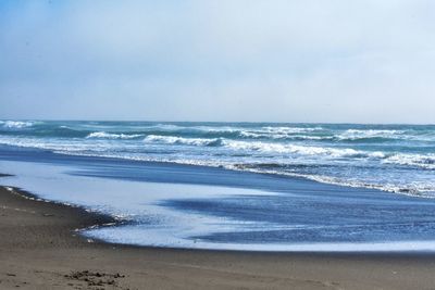 Calm evening at the beach