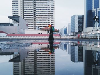Modern buildings in city