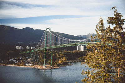 Bridge over river
