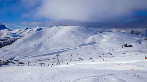 Scenes from the skiing areas in and around alpes d'huez in france.