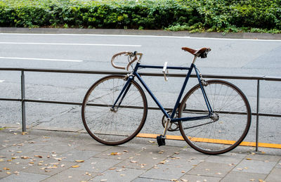 Bicycle on street