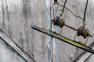 Close-up of weathered wall