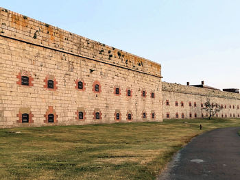 Historic building against clear sky