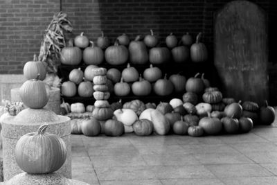 Stack of pumpkins