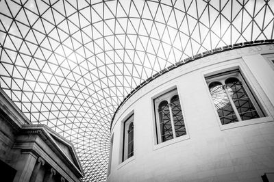 Low angle view of ceiling