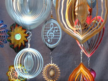 High angle view of objects