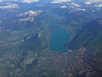 Aerial view of landscape