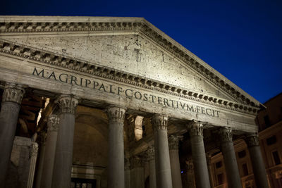 Low angle view of historical building against sky