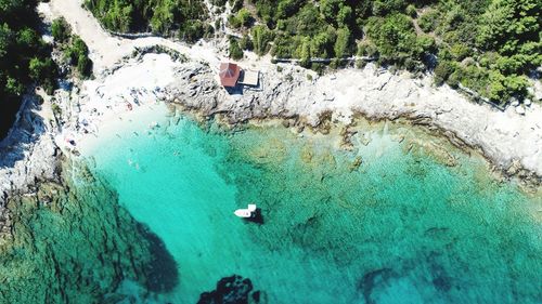 Sumartin beach on brac island in croatia