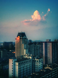 View of cityscape against sky