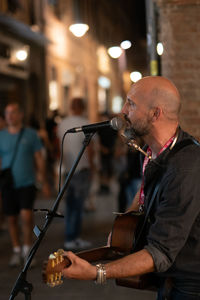 Man playing guitar