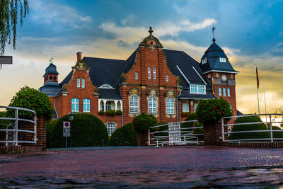 View of historic building against sky