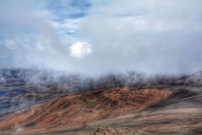 Scenic view of landscape against sky