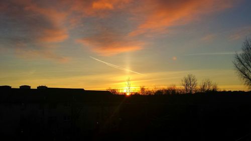 Scenic view of sunset sky