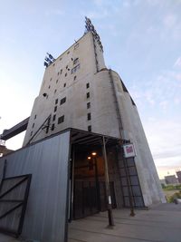 Low angle view of building against sky