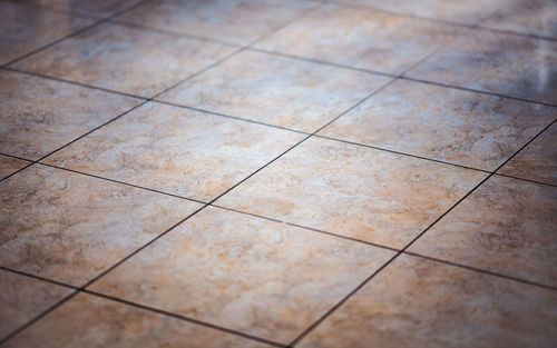 Full frame shot of tiled floor